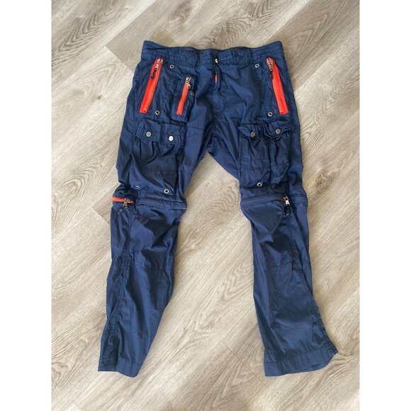 Ralph Lauren RLX {size 38R} Cargo Pants Zip Off Tactical Blue - Picture 1 of 8